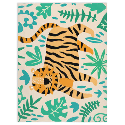 Tiger Doodle Blanket