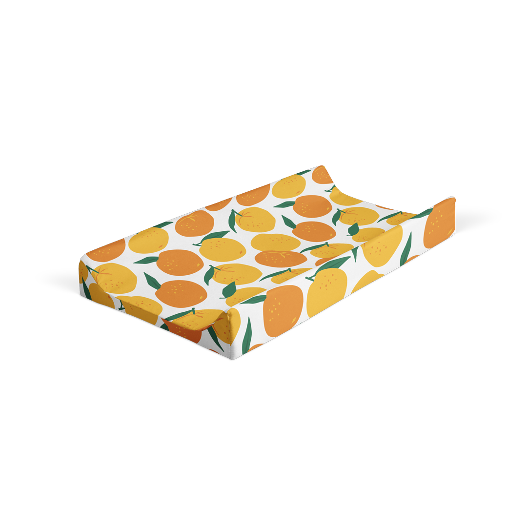 Orange Delight Changing Pad Cover