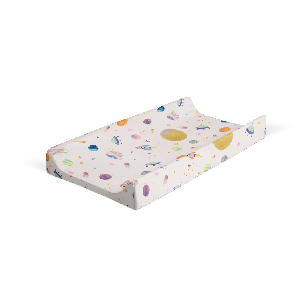 Pink Galaxy Changing Pad Cover